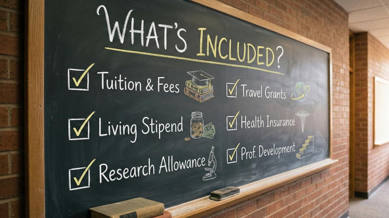 Doctoral fellowship coverage checklist